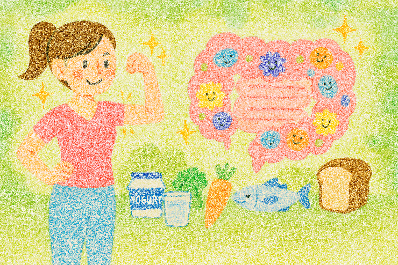 【腸活】痩せ体質の秘密は「腸内フローラ」にあり！今日からできる食習慣