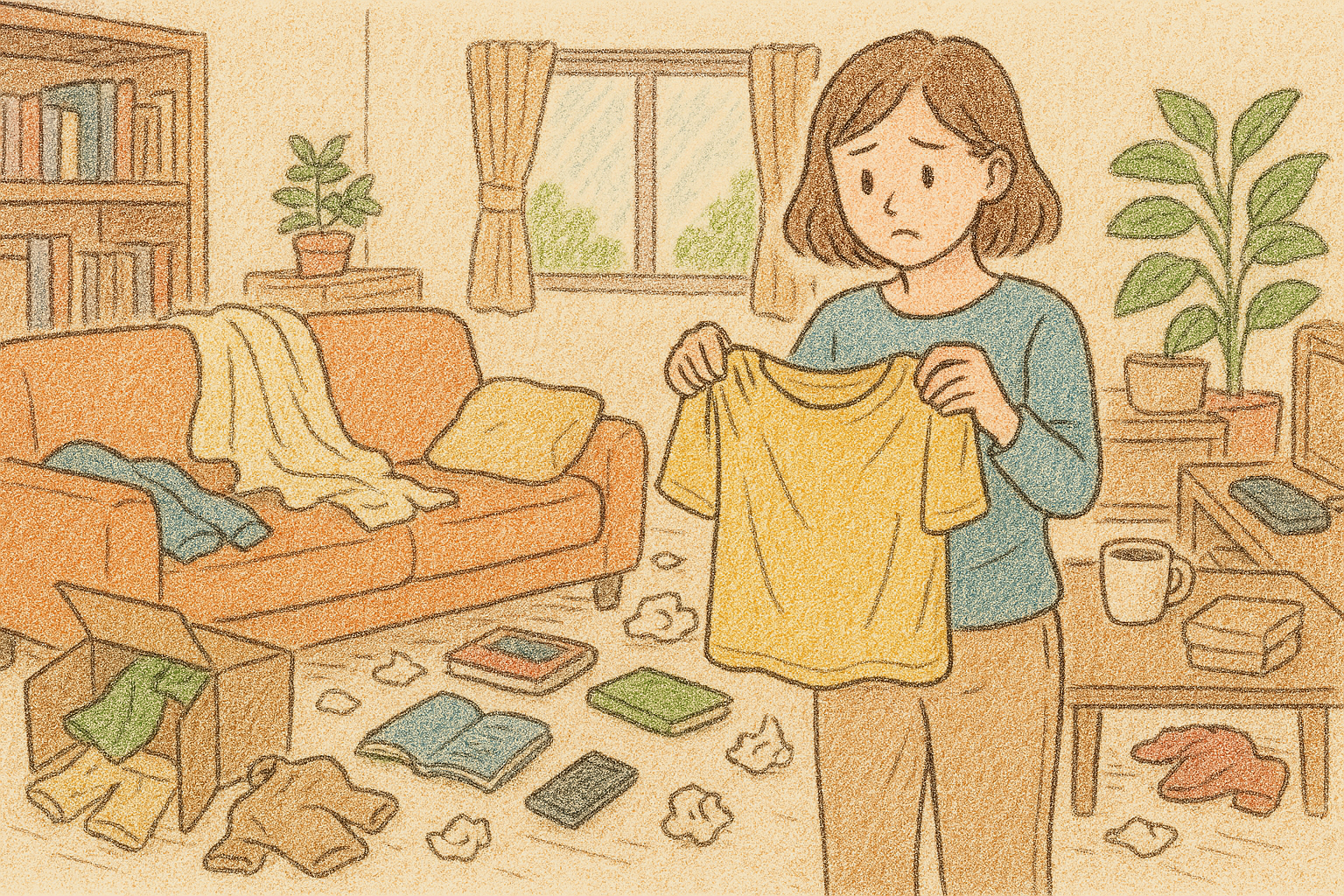 【マインドセット】「気づいたら部屋が散らかってる」片付けストレスから解放されるためのシンプルライフの始め方